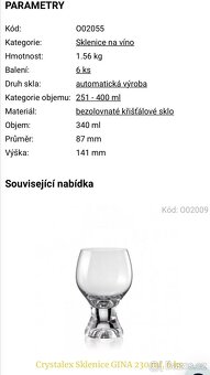 Skleničky Gina 3x60 ml a 1x340 ml ceny v textu - 6