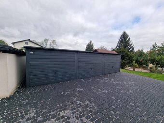 Plechová garáž 9x6m - 6