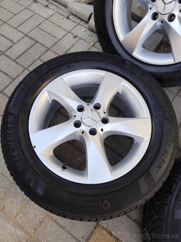 ALU 5x112 r17 MERCEDES + PNEU - PĚKNÁ SADA - 6