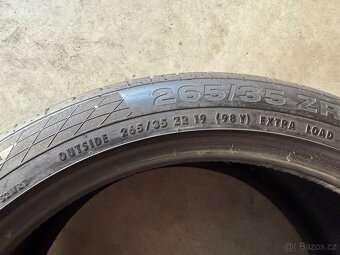 prodám letní pneumatiky 265/35/19 Continental dva kusy - 6