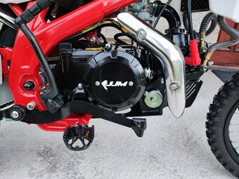JJM PITBIKE Y140 DUAL PURPOSE 17/14 červená - stav nové moto - 6
