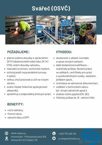 Montér SVÁŘEČ OSVČ - montáže v EU-start IHNED - 6