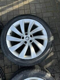 ORIGINÁL Alu Škoda Pegasus R18, 5x112 - LETNÍ PNEU - 6