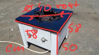 Plynová stolička KG 103 ( 2x hořák 6+3 Kw ) - 6