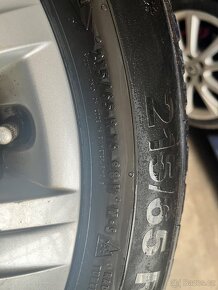 Prodám pneu 215/65/16 zimní 5x112 - 6