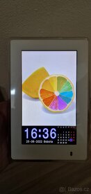 Fotorámeček, extra tenký, designový, 6", 800x480 - 6