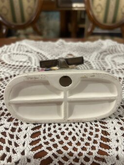 Starožitná porcelánová soška Kalvárie - 6