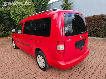 VW Caddy Maxi 1.9TDI 77kW,7míst,tažné,2009,Bez koroze - 6