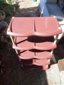 Skládací botník 2ks; Polička / botník - 6