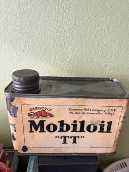 Plechovka od oleje Mobiloil - 6