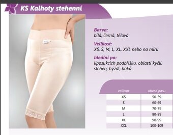 Kompresní pooperační legíny Medimplant S černé 2kusy - 6