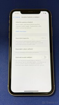iPhone 11 64GB White,pěkný stav,nová baterie - 6