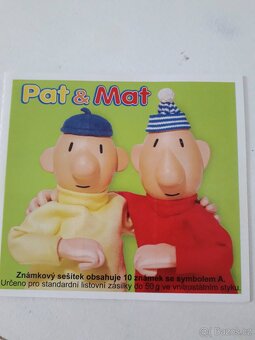 Známky "A " Krtek a raketa a Pat a Mat - bloček. - 6