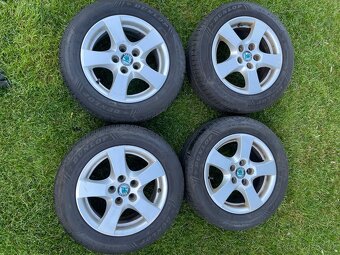 Prodám- Sada Škoda 5x100mm, ET43, R14,Celoroční 185/60R14 - 6