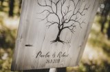 Svatební dekorace - Obraz s podpisy - Strom - 6