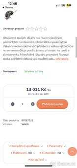 WURTH ELEKTRICKÁ PŘÍMOČARÁ PILA STP 150 POWER-B - 6