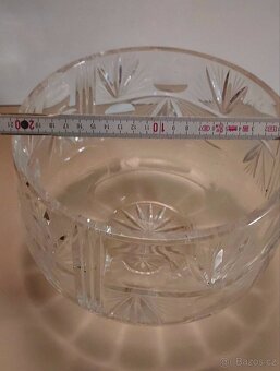 Křišťálová mísa na ovoce vyrobena ve Sklo Bohemia - 6