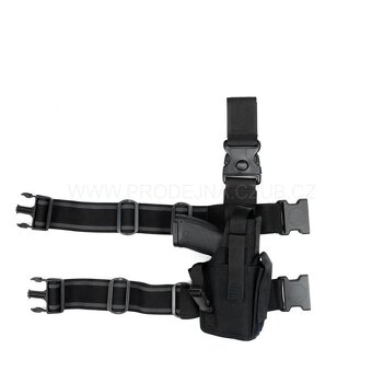 Stehenní pouzdro DASTA pro zbraně se svítilnou model 651/TZ - 6