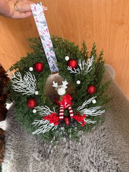 Vánoční dekorace, adventní svicny - 6