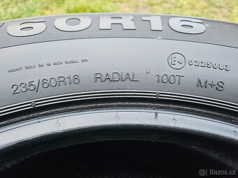 2x Zimní pneu Continental 4x4 WinterCont. - 235/60 R16 - 90% - 6