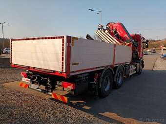 Scania G410 +Fassi 545+valník,ČR,1MAJ - 6