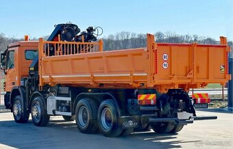 Mercedes-Benz Actros 3241 - 8x4 – Sklápěč/Valník + HR-HIAB 3 - 6