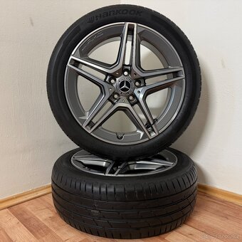 MERCEDES CLA AMG 5x112 R18 ET49+LETNÍ 225/45R18 7mm GREY - 6