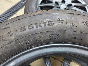 4x zimní pneu Pirelli 195/65 R15 91H + ALU disky RIAL MILANO - 6
