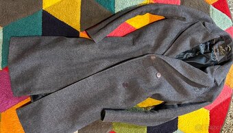 ELVI VLNĚNÝ ZIMNÍ SLIM DÁMSKÝ ELEGANTNÍ KABÁT 42 M - 6