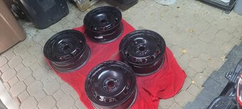 Plechové disky 5x100, ET38, R15 Škoda, Audi, VW, Seat - 6