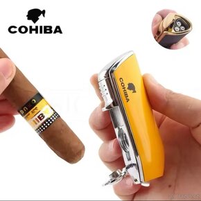 NOVÝ Tryskový zapalovač COHIBA - sleva 50% - 6