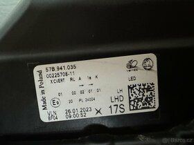 Škoda Karoq 57A facelift svetlomet LED gravy a levý - 6