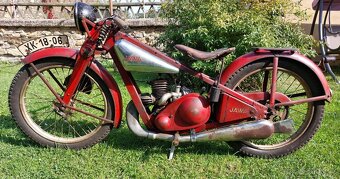 Jawa 175 Villiers - krasna patinovka 1933 - 6
