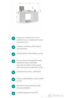 Psací stůl Meblik - 6