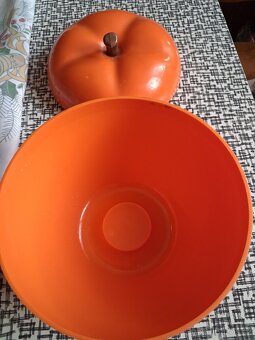 Retro věci/formičky/plas.jablko/keramicka forma na babovku. - 6
