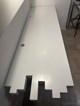 designový pracovní rohový stůl - 6