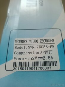 NVR POE IP rekordér XVR H.264 ONVIF - 6