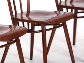 Elegantní designové židle TATRA v TOP kondici, 3 kusy. - 6