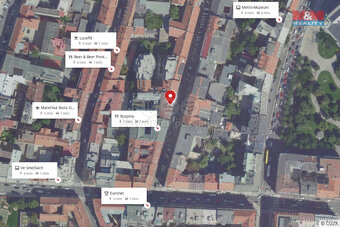 Kancelářské prostory 500 m², Krakovská 9, Nové Město, Praha - 6