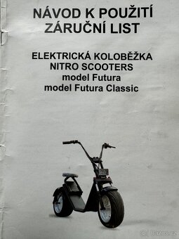Prodám elektrokoloběžku Nitro Scooters model Futura Classic - 6