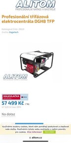 Silná 3 fázová elektrocentrála s motorem honda gx 390 - 6