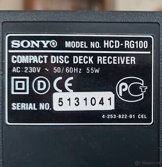 HiFi věž SONY MHC-RG100 - 6