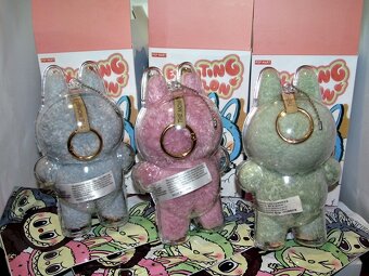 Obal pouzdro + Monsters Macaron přívěsek LABUBU / Lafufu - 6