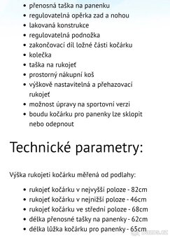 Kočárek pro panenky Tako - velký - 6