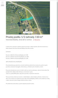 Pozemek Brno - Veverská Bitýška - 6