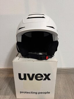 Helma Uvex Legend 2.0, vel. 59 – 62 cm, bílá matná, NOVÁ - 6