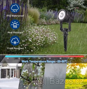 Solární zahradní LED světlo IP65 - 6