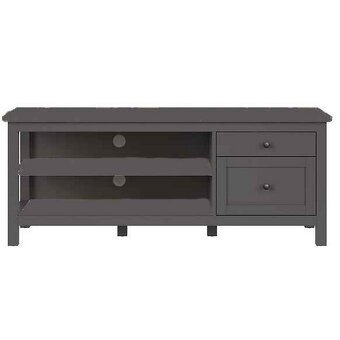 Sestava: komody+vitríny+stolek BRW - antracit nové - 6