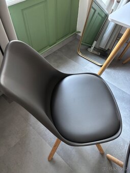 Jídelní židle Lilly šedá - 6