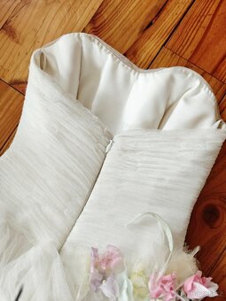 Svatební šaty vel.S / m - 6